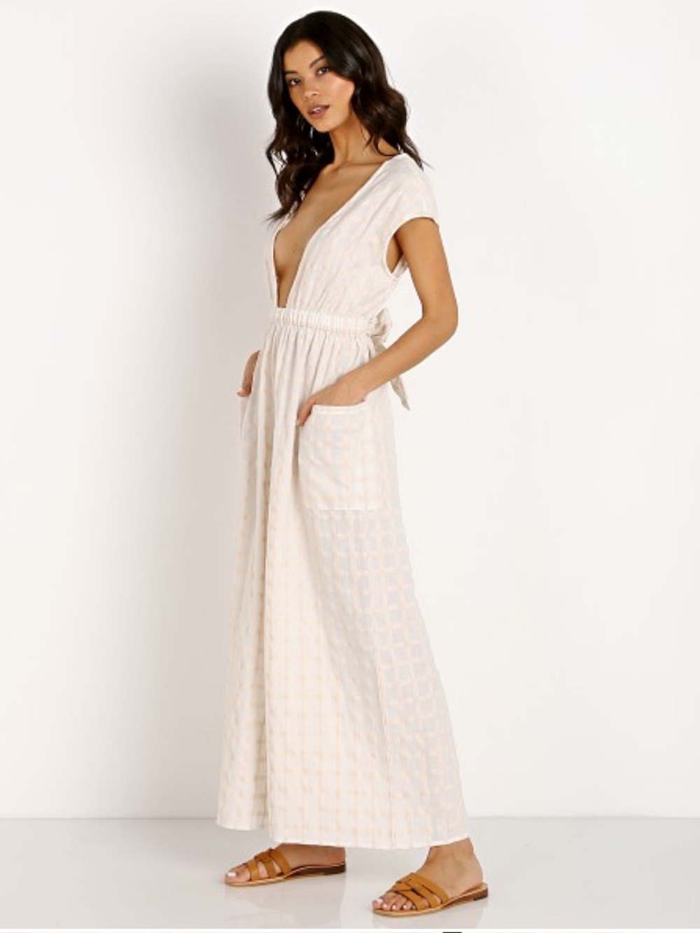 MARA HOFFMAN XS Whitney Agnes Plaid Jumpsuit - Picture 2 of 4